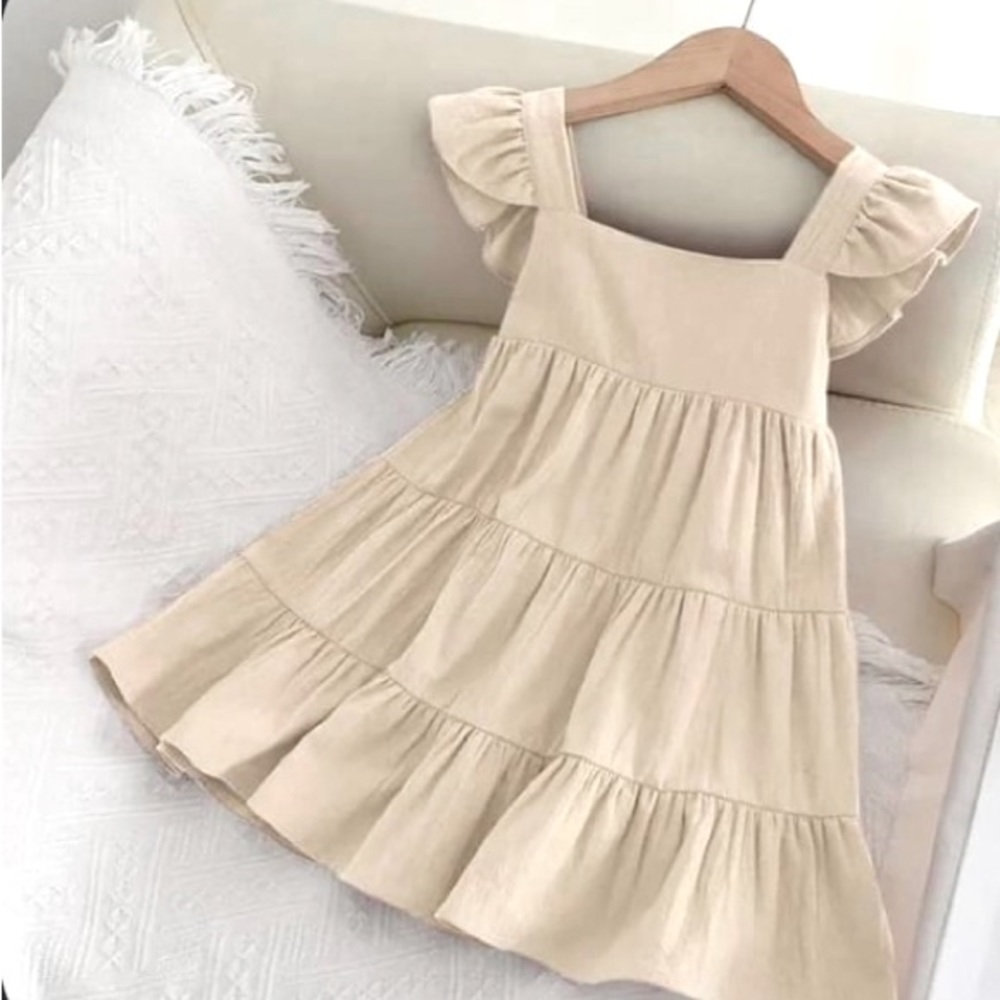 Neural fall dress girl toddler